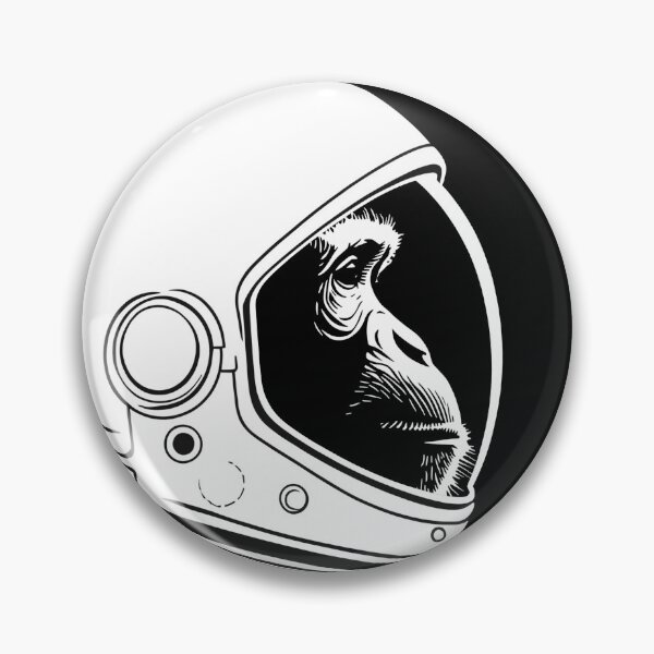 Item preview, Space Monkey Astronaut designed and sold by LagomCreative.