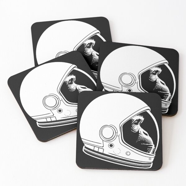 Item preview, Space Monkey Astronaut designed and sold by LagomCreative.
