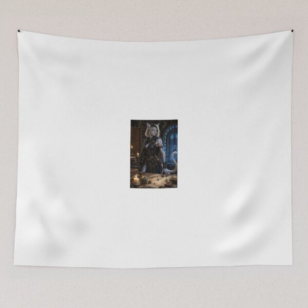 Item preview, Cat Girl Mage Gygax Study designed and sold by CathryneDelamort.