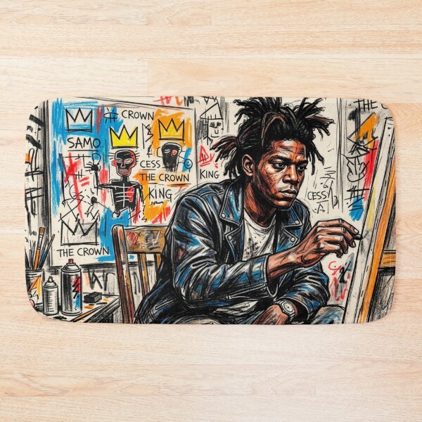 Item preview, Street Art Master Study - Basquiat (SAMO) designed and sold by Asterisk-a.