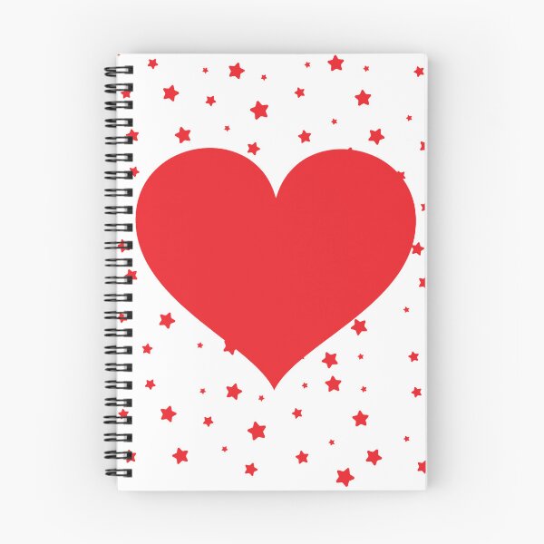 Item preview, Minimalist Big Red Heart Twinkle Stars Romantic Aesthetic Design designed and sold by MagySale.