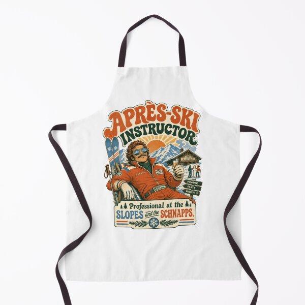 Item preview, Retro Apres Ski Instructor Slopes Schnapps Legend designed and sold by AntiqueImages.