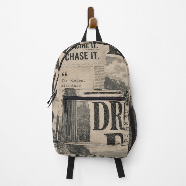 Item preview, Dream Big Vintage Newspaper Collage, Inspirational Typography Art, Retro Motivation, Black and White Vision Board Aesthetic designed and sold by KishShop.