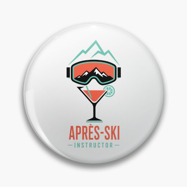 Item preview, Après Ski Instructor Mountain Goggles Cocktail designed and sold by AntiqueImages.