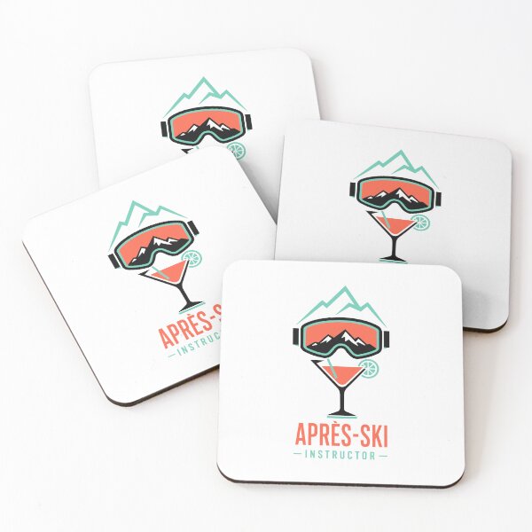 Item preview, Après Ski Instructor Mountain Goggles Cocktail designed and sold by AntiqueImages.