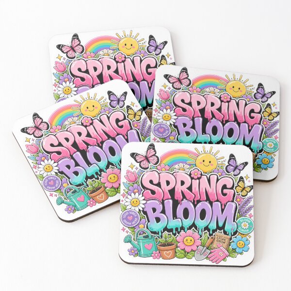 Item preview, SPRING BLOOM Graffiti Sticker PNG | Colorful Floral Spring Aesthetic | Cute Flower Vinyl Decal for Laptop, Journal & Water Bottle designed and sold by Stylestickers55.