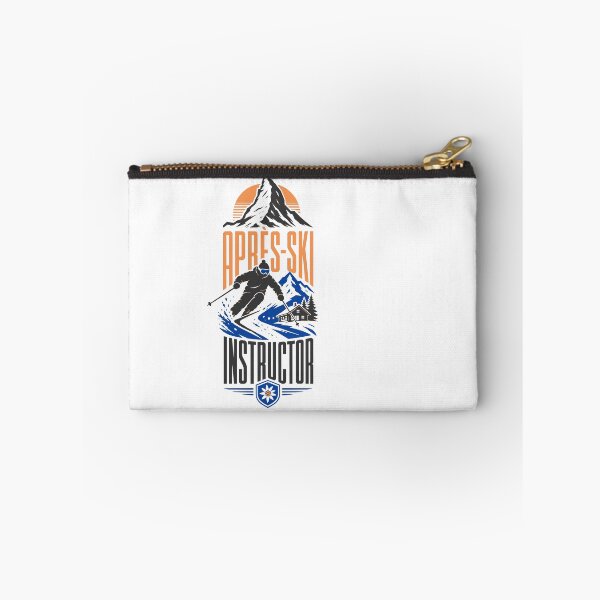Item preview, Après-Ski Instructor Mountain Skier Retro Design designed and sold by AntiqueImages.