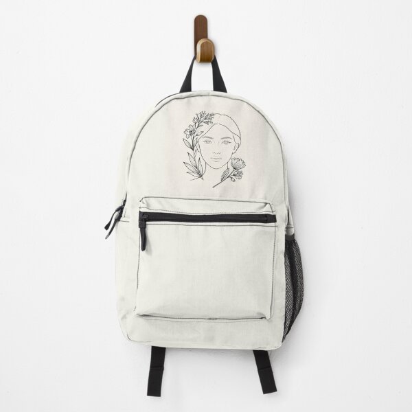 Item preview, Elegant Minimalist Woman Face and Floral Line Art Aesthetic Design designed and sold by Manga moshi .