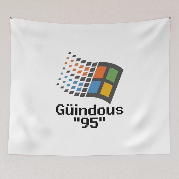 Item preview, Güindous 95 - Retro Meme designed and sold by Ctrl+Alt+Store.