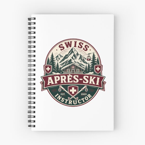 Item preview, Swiss Après-Ski Instructor Mountain Skiing Vintage designed and sold by AntiqueImages.