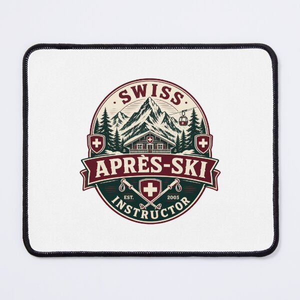 Item preview, Swiss Après-Ski Instructor Mountain Skiing Vintage designed and sold by AntiqueImages.