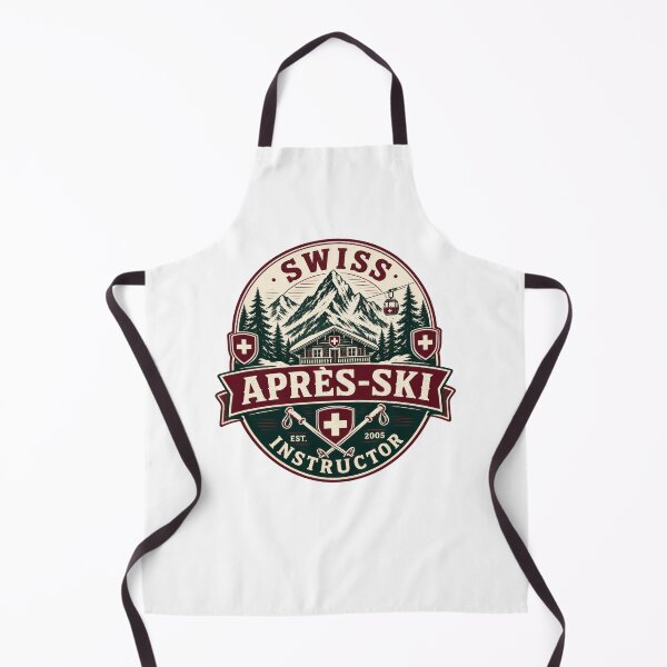 Item preview, Swiss Après-Ski Instructor Mountain Skiing Vintage designed and sold by AntiqueImages.
