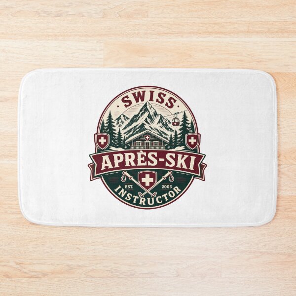 Item preview, Swiss Après-Ski Instructor Mountain Skiing Vintage designed and sold by AntiqueImages.