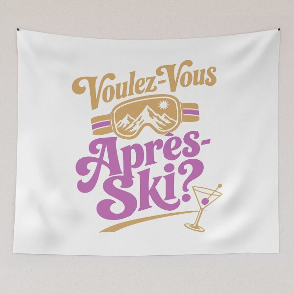 Item preview, Voulez-Vous Après-Ski Retro Skiing Party designed and sold by AntiqueImages.