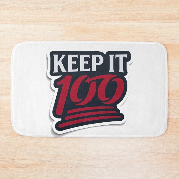 Item preview, Keep It 100 Motivational Streetwear Sticker | Bold 100% Authentic Mindset Design designed and sold by MAStrends.