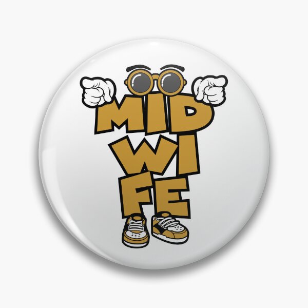 Item preview, MIDWIFE - WORK Words Character Bold Retro designed and sold by NFTWords.