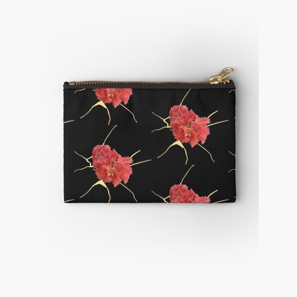 Item preview, Vivid Coral Pink Fringed Carnation Blossom Cutout designed and sold by BalkanBloom.