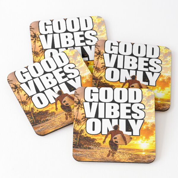 Item preview, Good Vibes Only Surf Sunset designed and sold by NorthernStatic.