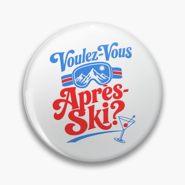 Item preview, Voulez-Vous Après-Ski Ski Party Drinker designed and sold by AntiqueImages.