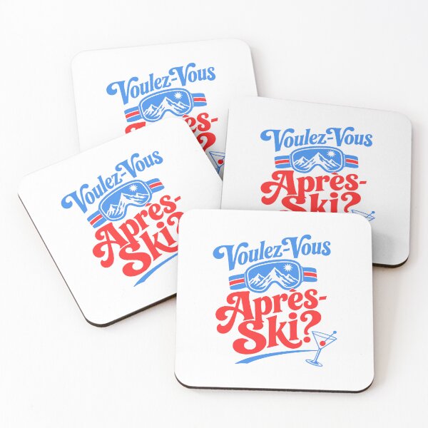 Item preview, Voulez-Vous Après-Ski Ski Party Drinker designed and sold by AntiqueImages.