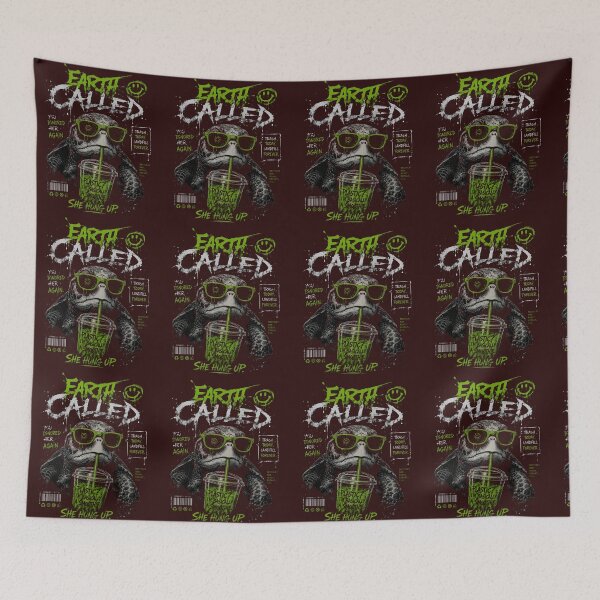 Item preview, Earth Called She Hung Up Streetwear Art designed and sold by RoyalEarthstore.