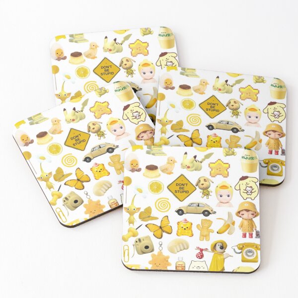 Item preview, yellow aesthetic designed and sold by CatsCritterDesigns .