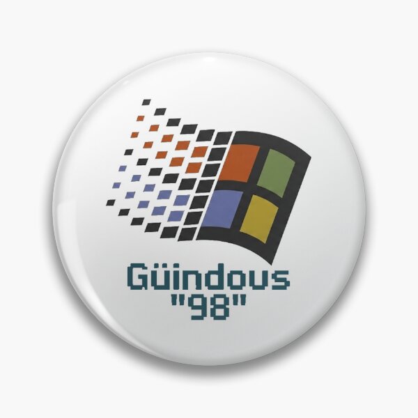 Item preview, Güindous 98 - Retro Meme designed and sold by Ctrl+Alt+Store.