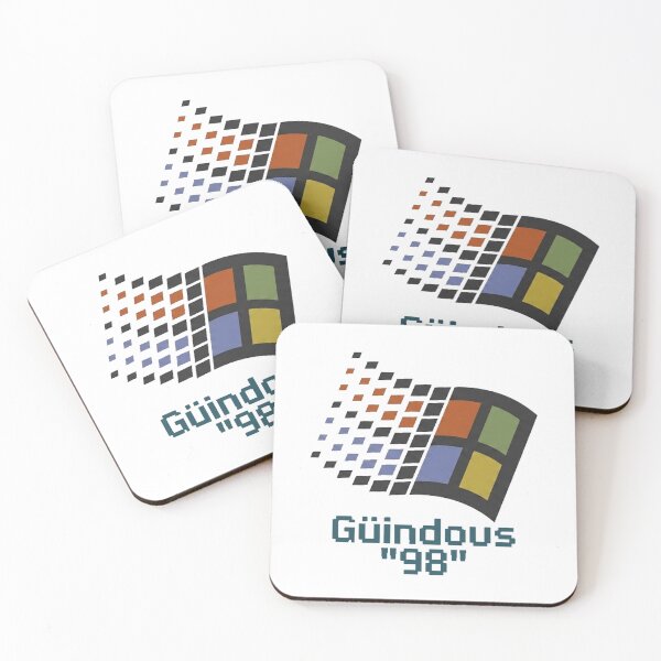 Item preview, Güindous 98 - Retro Meme designed and sold by Ctrl+Alt+Store.