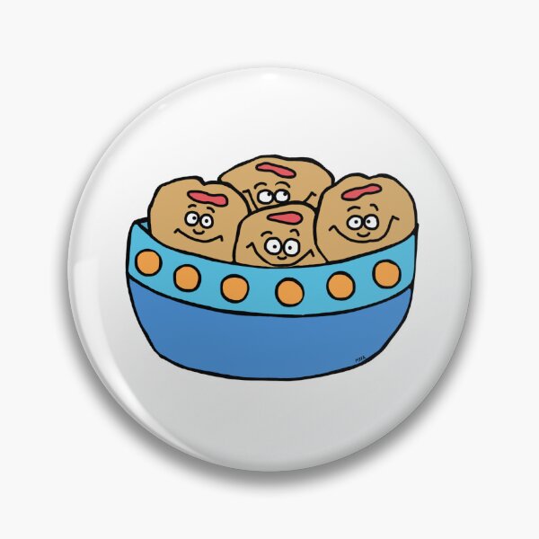 Item preview, Cute Sufganiyot Donuts Sticker | Funny Hanukkah Food Cartoon designed and sold by MyxaART.