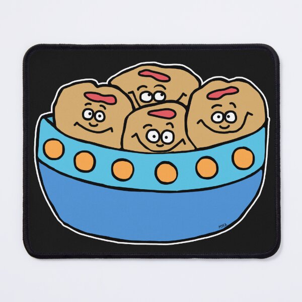 Item preview, Cute Sufganiyot Donuts Sticker | Funny Hanukkah Food Cartoon designed and sold by MyxaART.