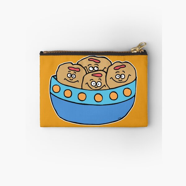 Item preview, Cute Sufganiyot Donuts Sticker | Funny Hanukkah Food Cartoon designed and sold by MyxaART.