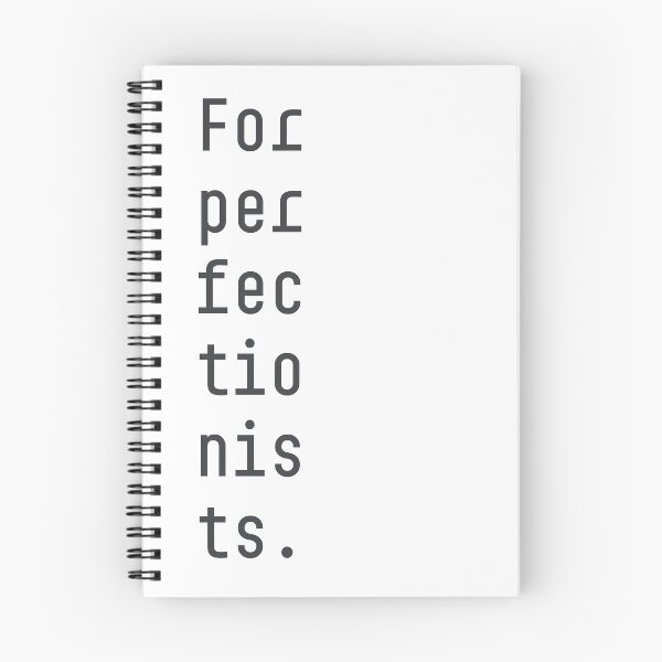 Item preview, For Perfectionists Broken Typography Layout Art designed and sold by drTerrens.