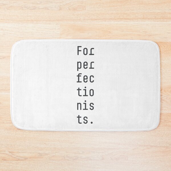 Item preview, For Perfectionists Broken Typography Layout Art designed and sold by drTerrens.