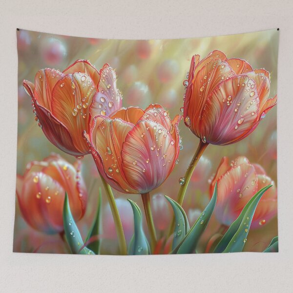 Item preview, Tulip Flowers Botanical Art designed and sold by MargaretWiktor.