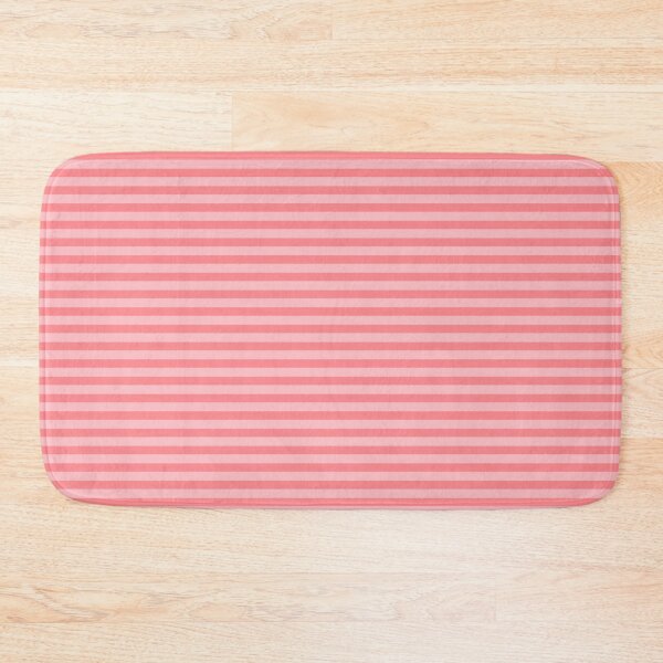Item preview, Ultra Fine Stripes Narrow Horizontal Stripe Pattern in Double Pink designed and sold by kierkegaard.