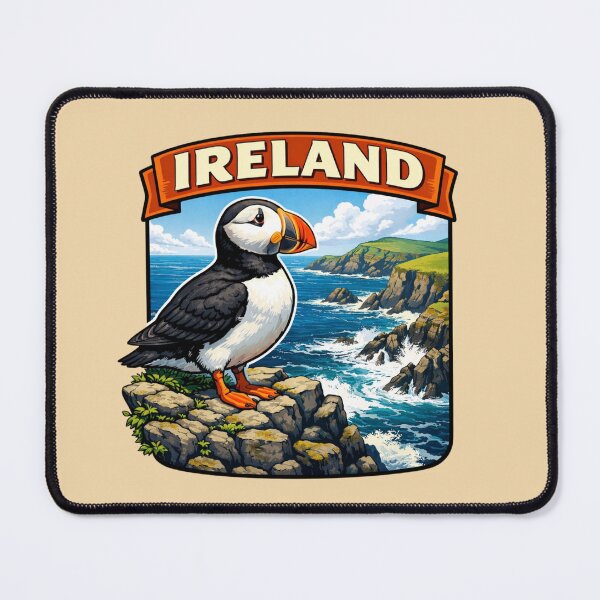 Item preview, Ireland - Atlantic Puffin Bird designed and sold by Myra365Art.