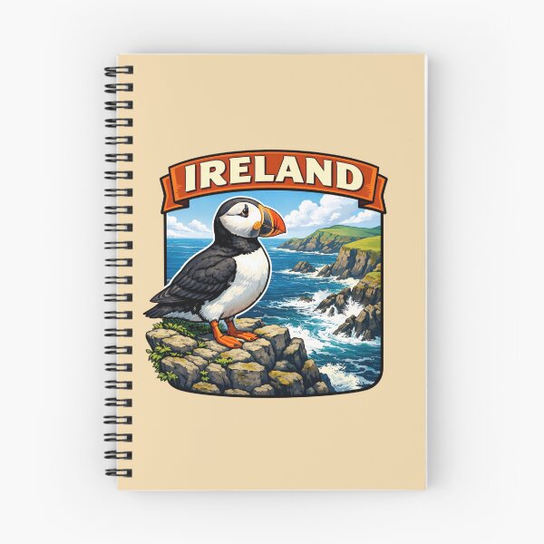 Item preview, Ireland - Atlantic Puffin Bird designed and sold by Myra365Art.
