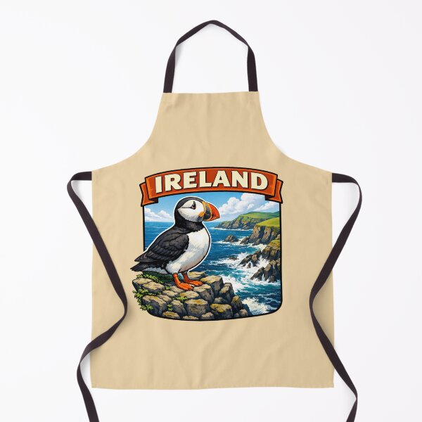 Item preview, Ireland - Atlantic Puffin Bird designed and sold by Myra365Art.