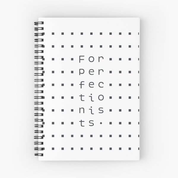 Item preview, For Perfectionists Dot Grid Typography Art designed and sold by drTerrens.