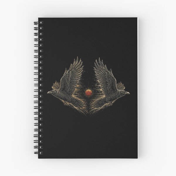 Item preview, Outward Messengers — Norse Raven Pair at Sunset designed and sold by OblivionRise.