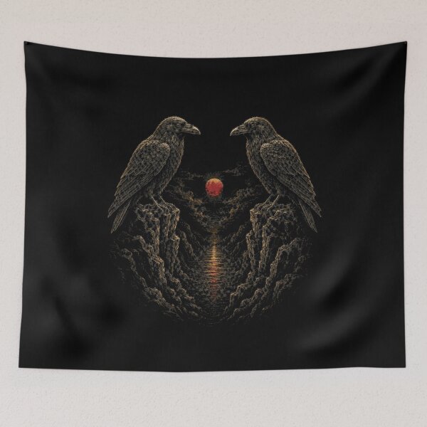 Item preview, Distance and Memory — Ravens Across the Northern Fjord designed and sold by OblivionRise.