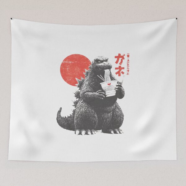 Item preview, Funny Godzilla Ramen Japan Tokyo Kaiju designed and sold by Gbriel3.