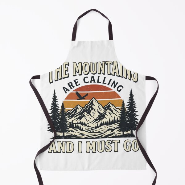 Item preview, The Mountains Are Calling And I Must Go Vintage Sunset Hiker designed and sold by PACS0011.