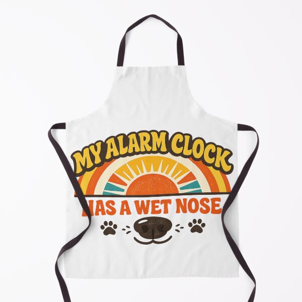 Item preview, My Alarm Clock Has a Wet Nose Retro Dog designed and sold by eignvalue.