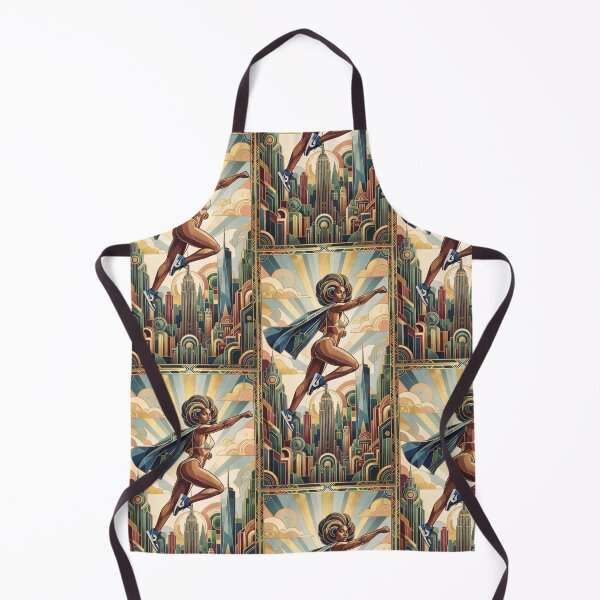 Item preview, Art Deco Superhero Print designed and sold by MattBStickers.