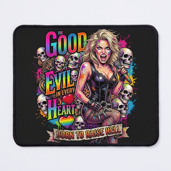 Item preview, Blonde Rocker Holding Stage Microphone designed and sold by Voodoo Store Paranormal Collections.