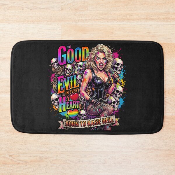 Item preview, Blonde Rocker Holding Stage Microphone designed and sold by Voodoo Store Paranormal Collections.