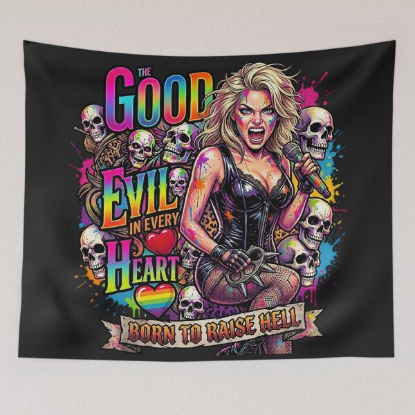 Item preview, Blonde Rocker Holding Stage Microphone designed and sold by Voodoo Store Paranormal Collections.
