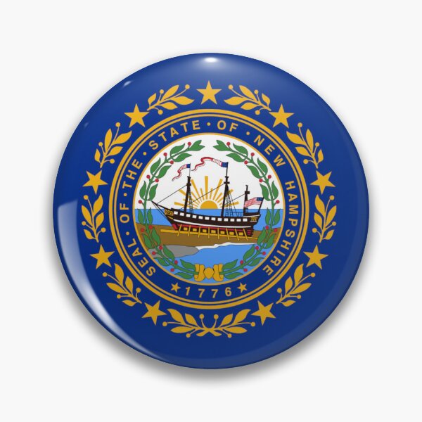 Item preview, Vintage New Hampshire Flag - Distressed Retro Style designed and sold by youngVl.