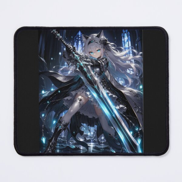 Item preview, Elaria – Cyber Paladin Anime Girl designed and sold by Revyra Design .